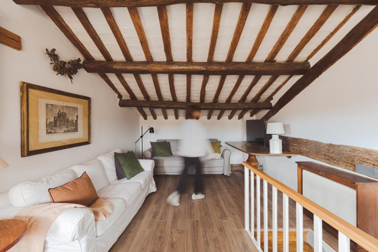 Amazing Penthouse With Terrace And Rooftop In Trastevere 로마 외부 사진
