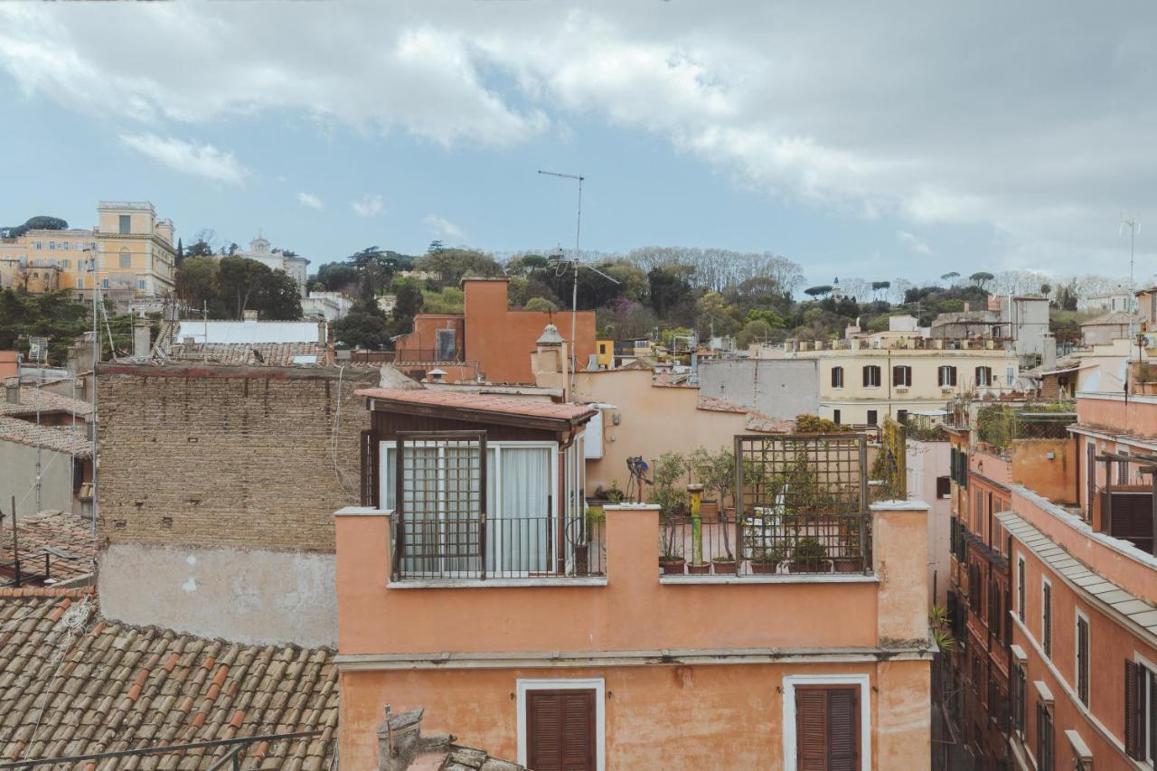 Amazing Penthouse With Terrace And Rooftop In Trastevere 로마 외부 사진